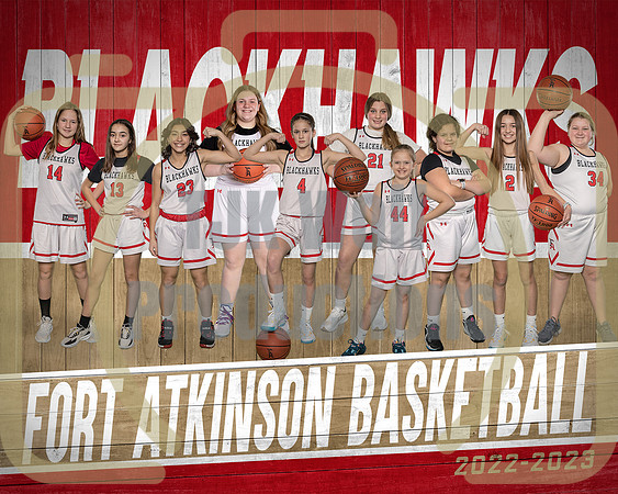 8x10 Ladyblackhawk 7th Grade Team