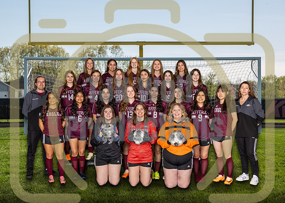 5x7 JHS Varsity Girls Soccer Team YB