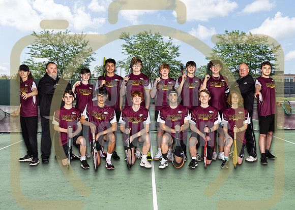 5x7 Boys Tennis Team YB