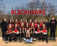 8x10 Varsity Softball Team