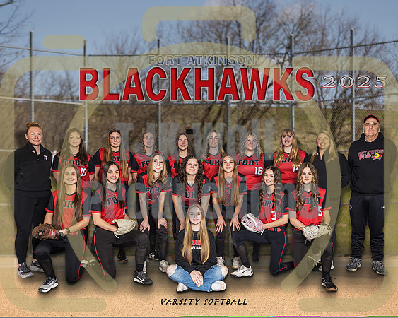 8x10 Varsity Softball Team