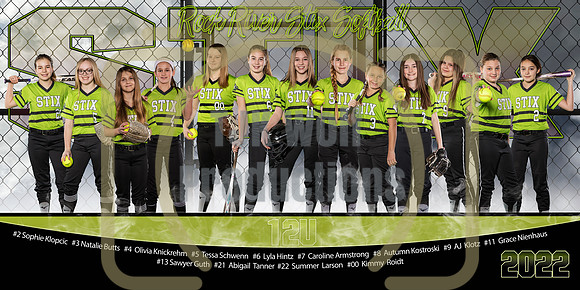 3x6 Stix 12U Team Banner