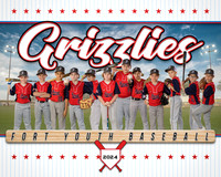 8X10 GRIZZLES TEAM