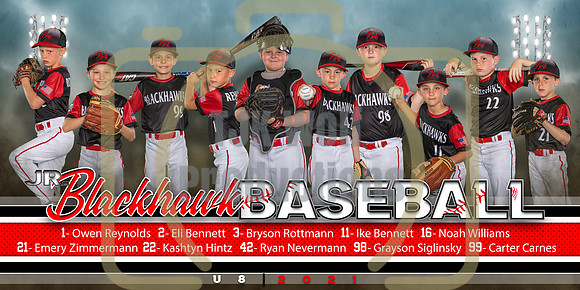 10x20 U8 Jr. Blackhawk Banner