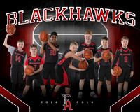 8X10 Silver Team
