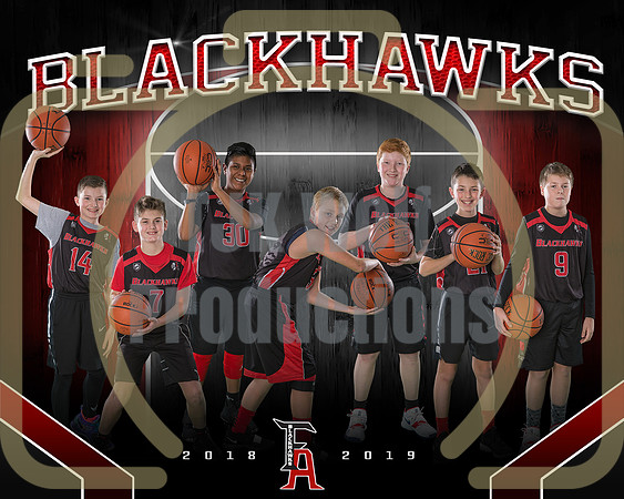 8X10 Silver Team