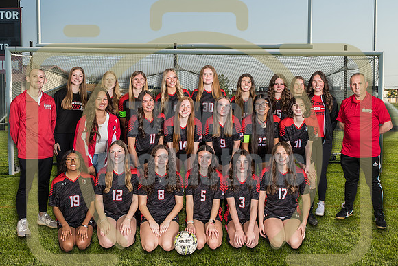 5x7 Girls Soccer Varsity Team