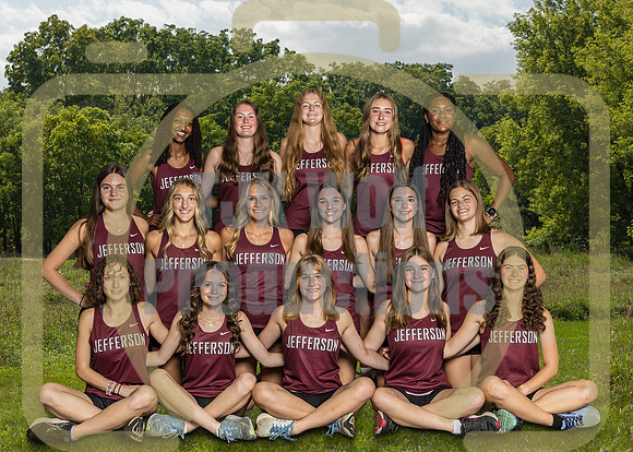 5x7 Girls Cross Country Team
