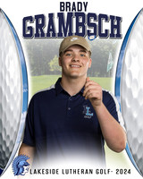 36x45 BRADY GRAMBSCH GOLF BANNER
