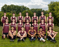 8x10 Boys Cross Country Team