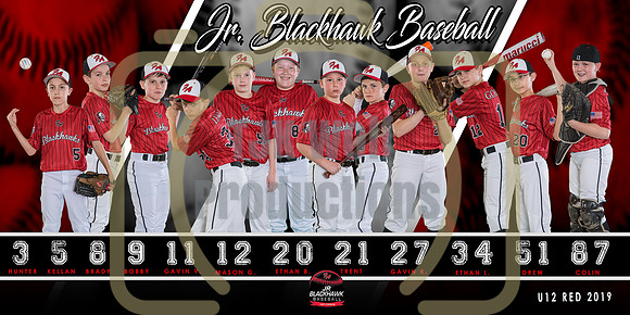 JBB 10X20 U12 Red Banners