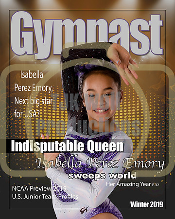 8x10 Isabella Perez Emory Magazine cover