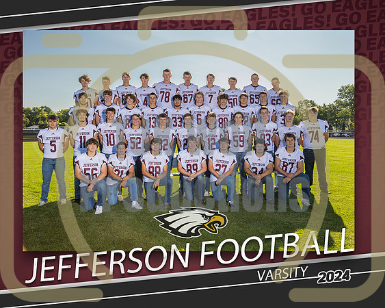 8X10 JHS FOOTBALL VARSITY Team