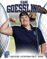36x45 hank goeslling golf banner