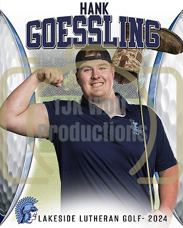 36x45 hank goeslling golf banner