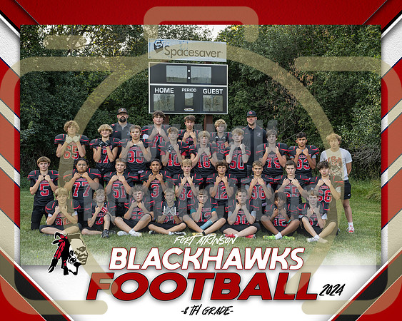 8x10 8th grade FB Team