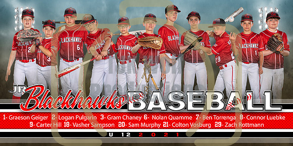 10x20 U12 Jr. Blackhawk Banner