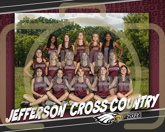 8X10 JHS GIRLS CROSS COUNTRY TEAM